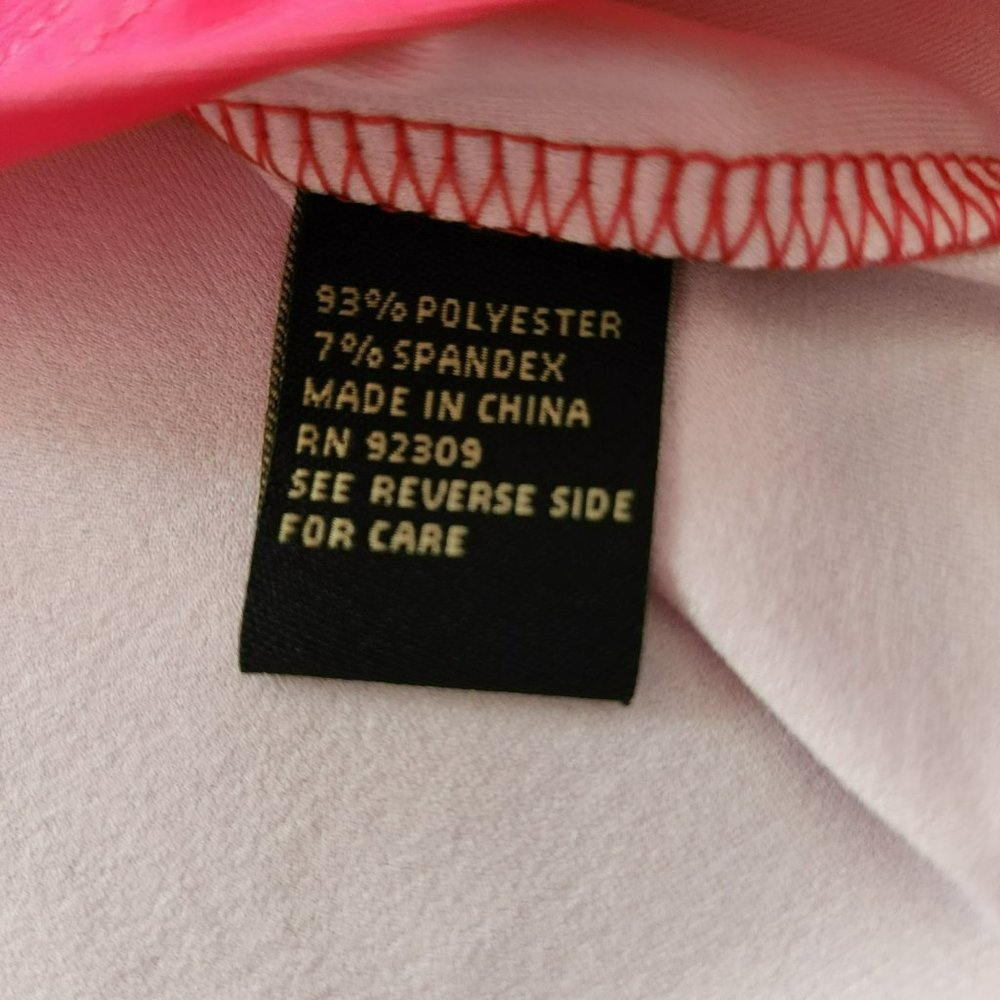 DG2 Bright Pink Fushia Floral T- Shirt Small - Picture 4 of 10